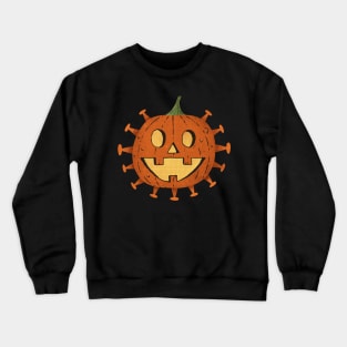 pandemic pumpkin Crewneck Sweatshirt